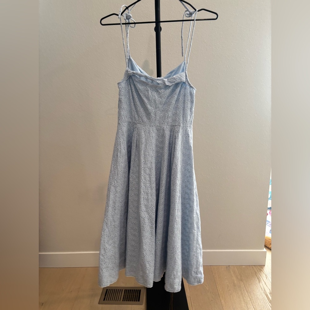 Guizio Acadia Eyelet Midi Dress